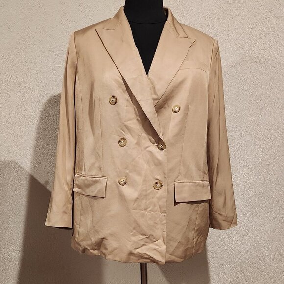 Lauren Ralph Lauren Jackets & Blazers - Lauren by Ralph Lauren Black Label Tan Blazer NWT